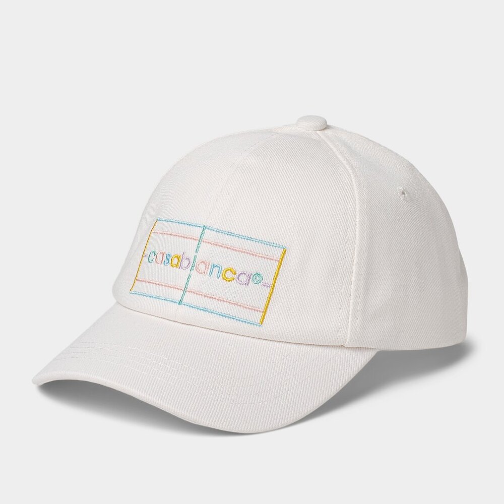 BNWT AW24 CASABLANCA PASTEL EMBROIDERY CAP